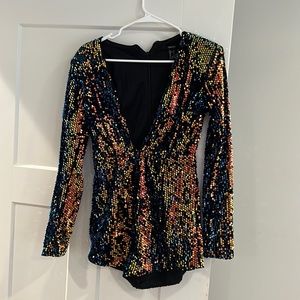 Sequin romper
